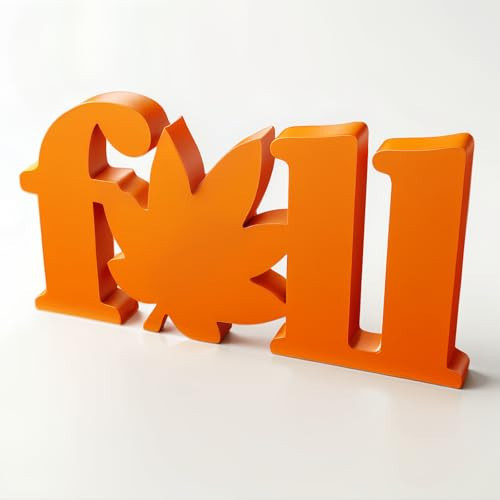 Fall Decorations Fall Signs Table Top Decor Wooden Blocks Autumn Table Decoration Falls Block Sign Falls Letter Block Tabletop Decoration for Thanksgiving Harvest Autumn Home Office Indoor Party Decor | Amazon (US)