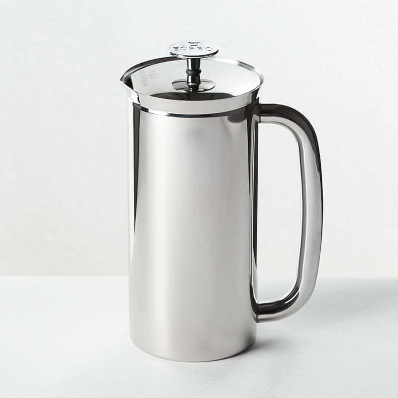 ESPRO P7 32-Oz. Polished Stainless Steel French Press + Reviews | Crate and Barrel | Crate & Barrel