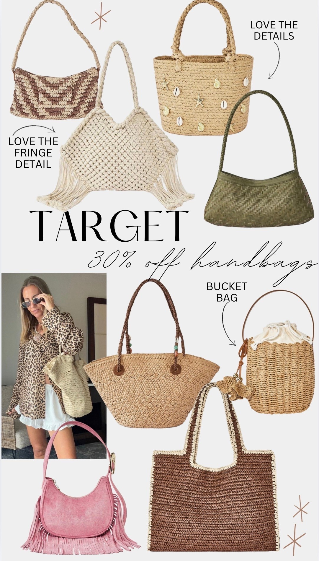 Target 30% off handbags

#LTKgrwm #LTKootd #LTKSaleAlert