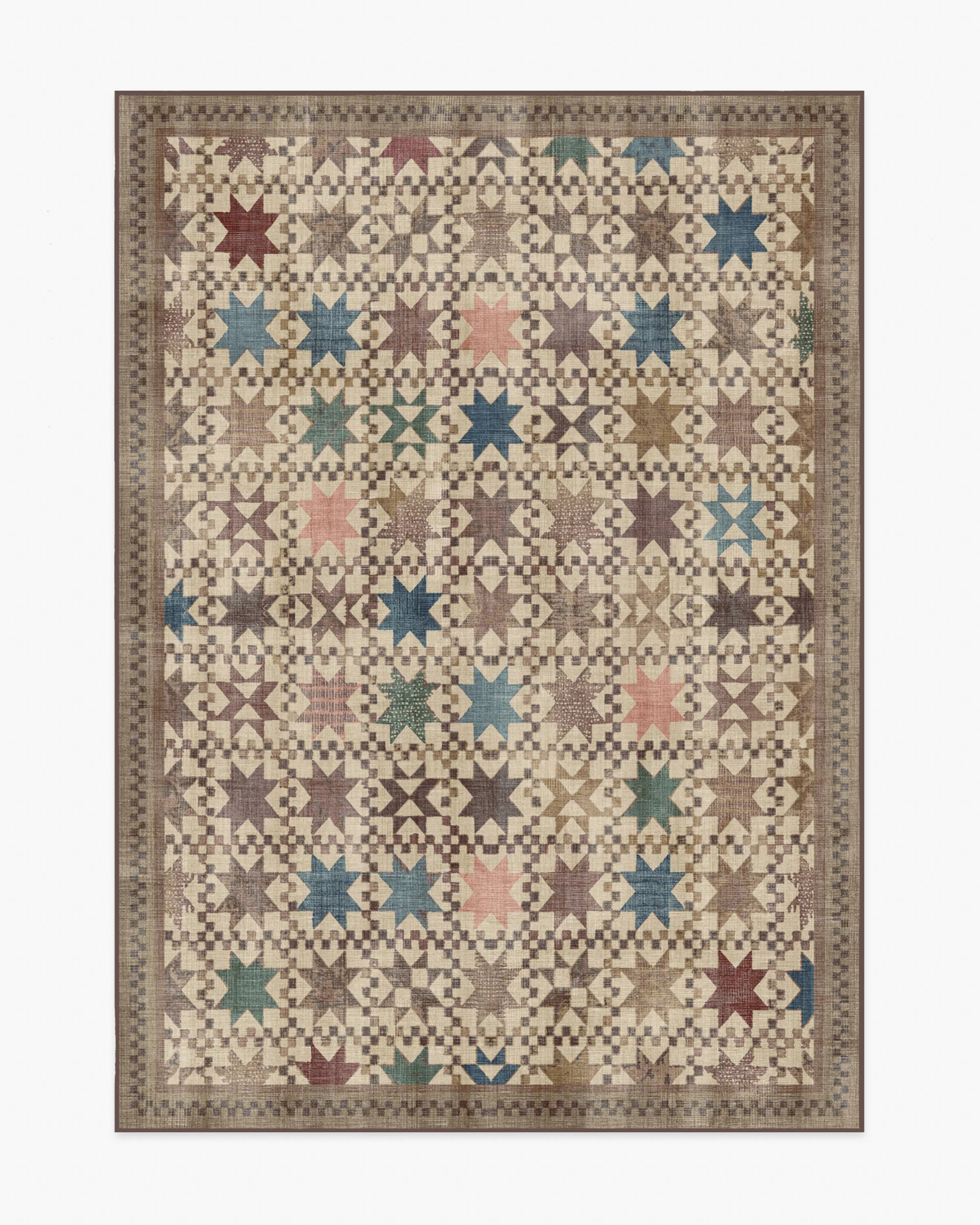 Calloway Brown Multicolor  Rug | Ruggable