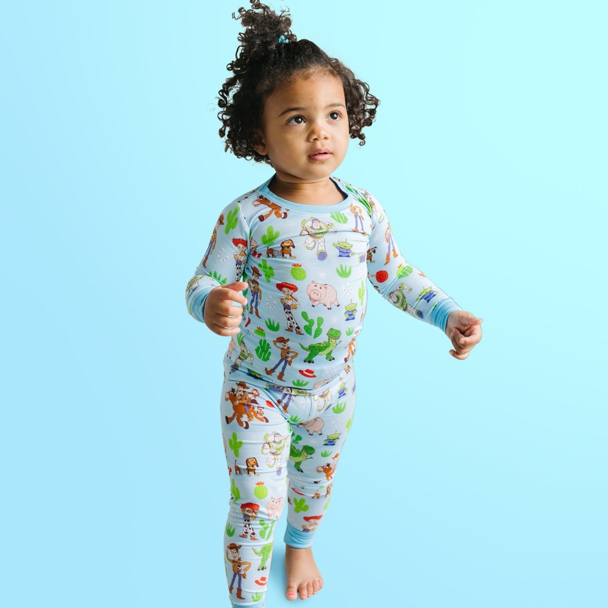 Disney and Pixar Toy Story Two-Piece Bamboo Viscose Pajama Set | Little Sleepies