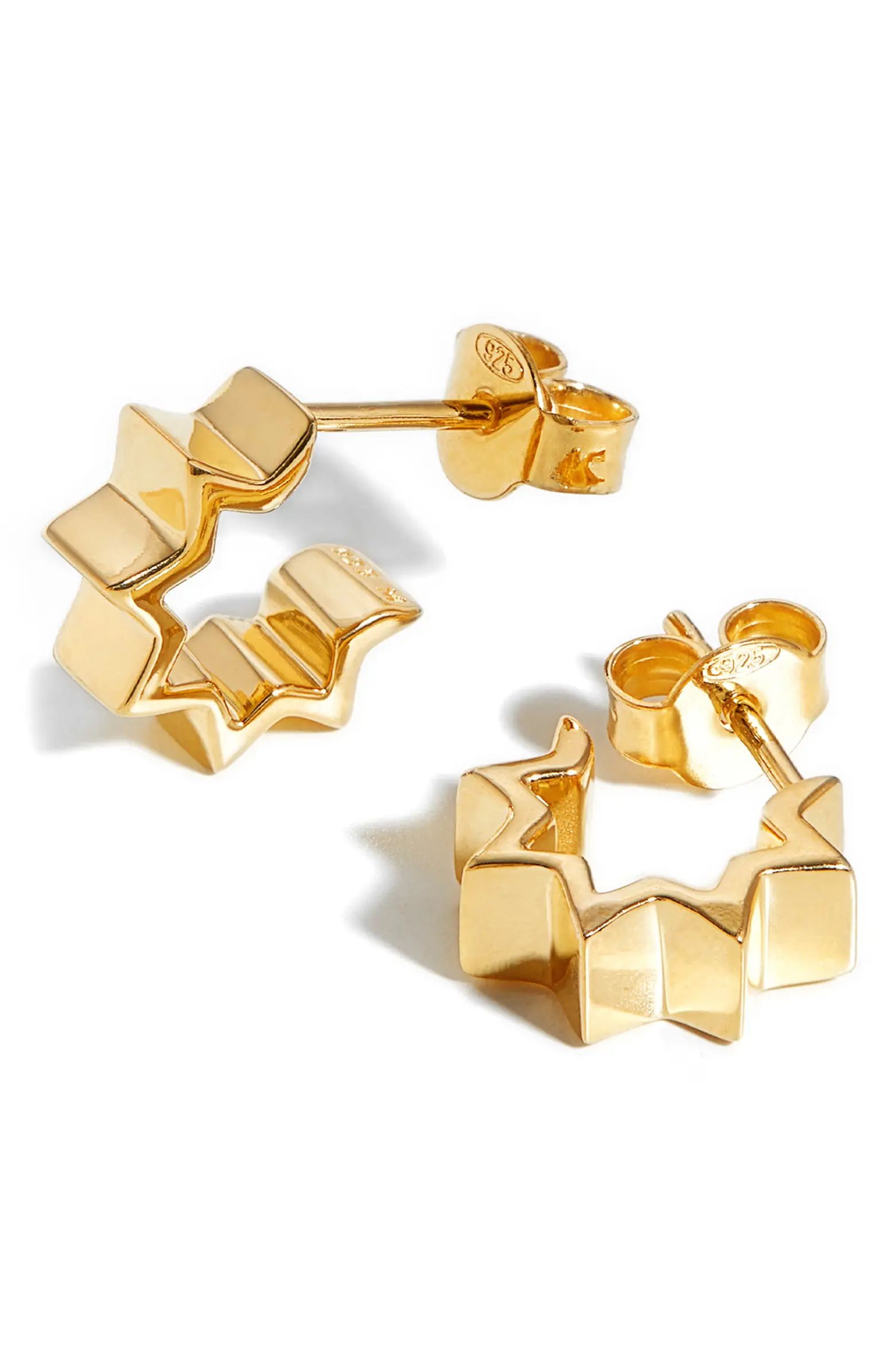 Gold Star Huggie Hoop Earrings | Nordstrom