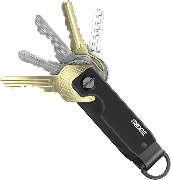 The Ridge Key Organizer - Compact Metallic Key Holder, Minimalist Innovative Keyholder, Smart Key... | Amazon (US)