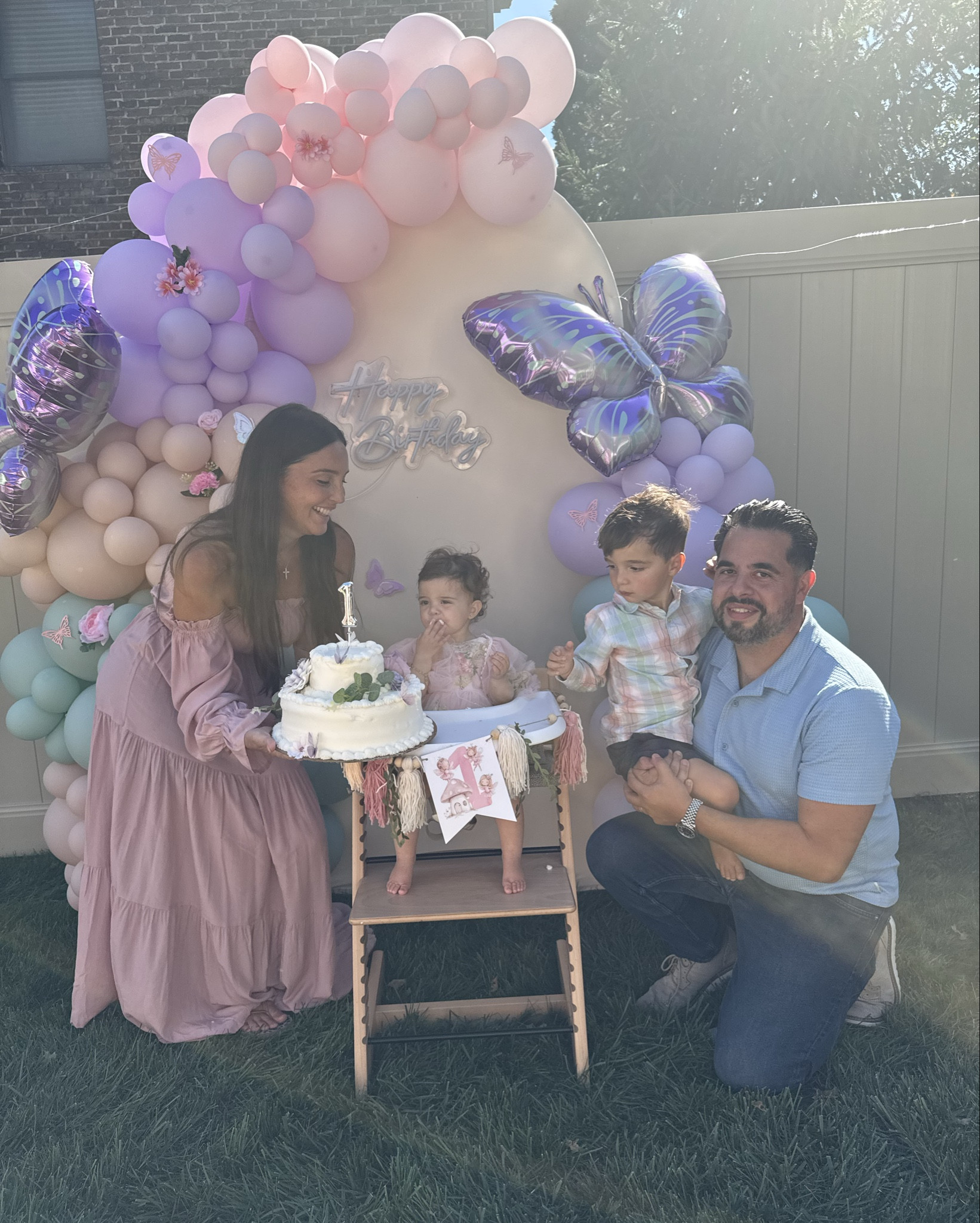 Fairy First Birthday
Celebrating our baby girl with all the little touches that made the day feel special.
Tips for planning a first birthday:
> Think florals - fresh or faux, they instantly make it magical.
> A balloon garland adds big impact without breaking the budget.
> Create a display table for gifts and keepsakes
> Layer in tiny details - fairy wings, sparkly cupcakes, or whimsical signage - the little touches really count.

Family outfits too!


#LTKParties #LTKKids #LTKFamily