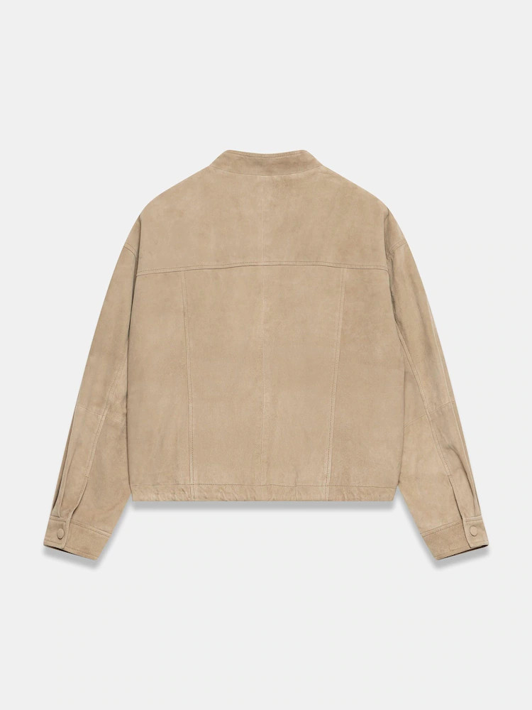 Mint Velvet Natural Cropped Pilot Bomber Jacket | Next US
