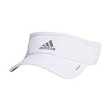 adidas Women's Superlite Performance Visor, White/Silver Reflective, One Size | Amazon (US)