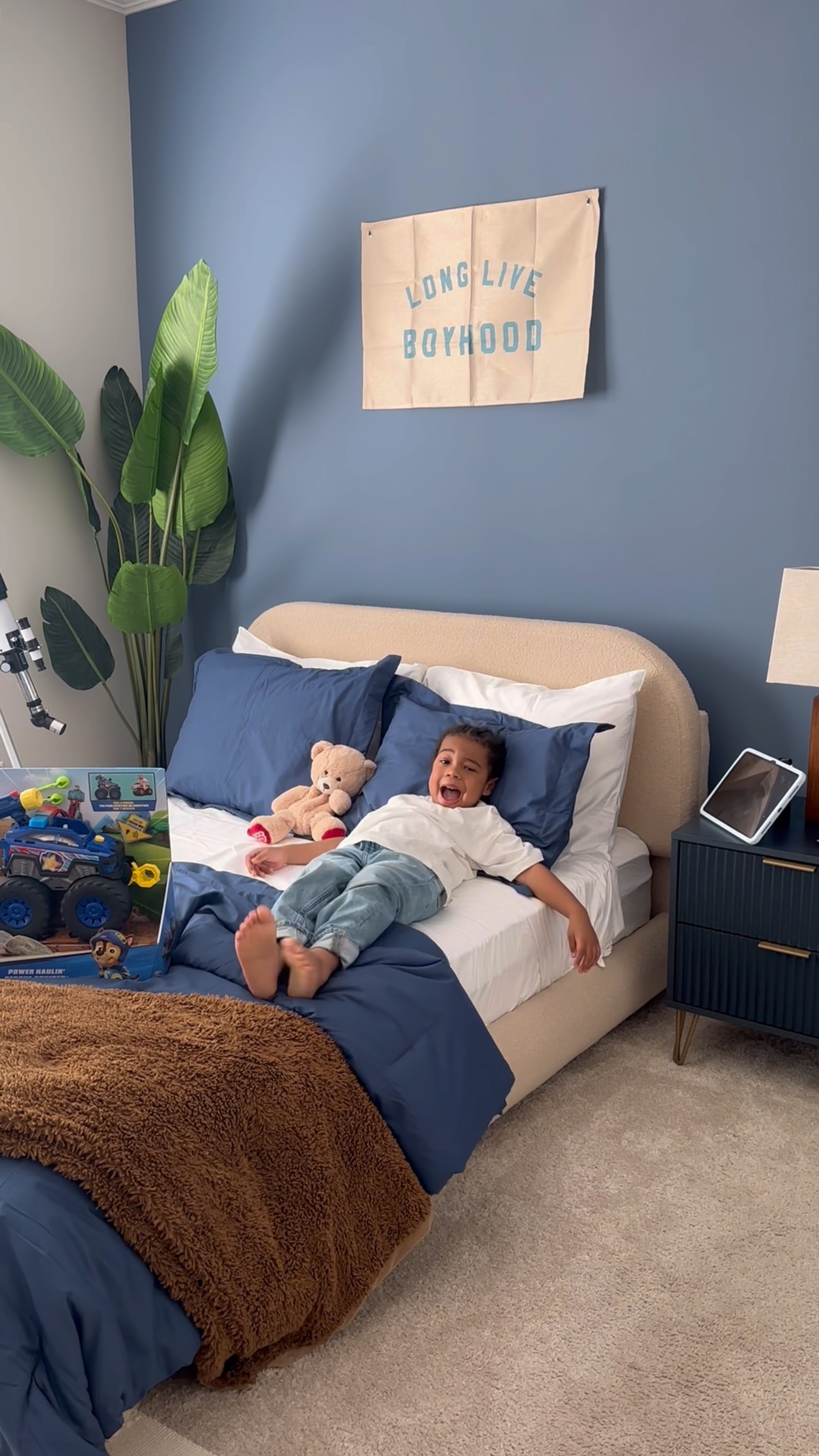 The big boy reveal was so priceless. Check out my son’s reaction 🫶🏽. 

Shop his room now. 🫶🏽

#LTKHome #LTKKids #LTKFamily