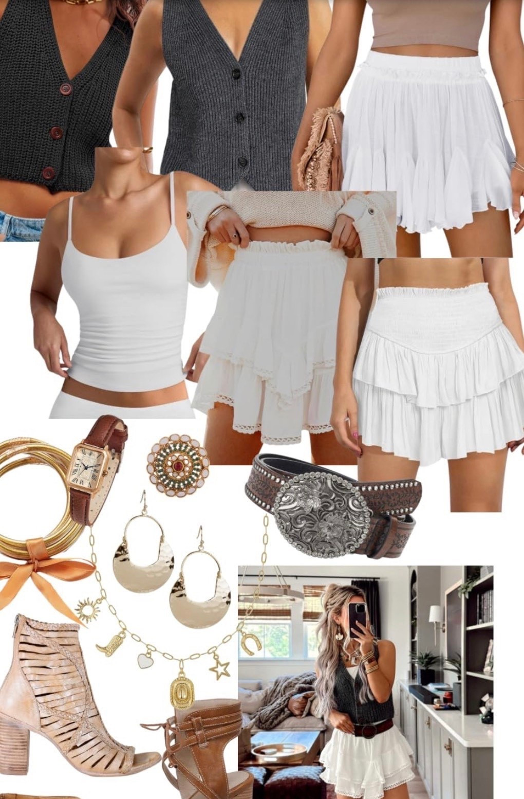 Such a chic style, all from Amazon! Some items were out of stock, but similar items are listed!! 🤍🤍🤍





Seasonal, boho, western, eclectic, country concert outfits, concert outfit ideas, concert outfit ideas, justclassicallycassidy

#LTKootd #LTKSeasonal