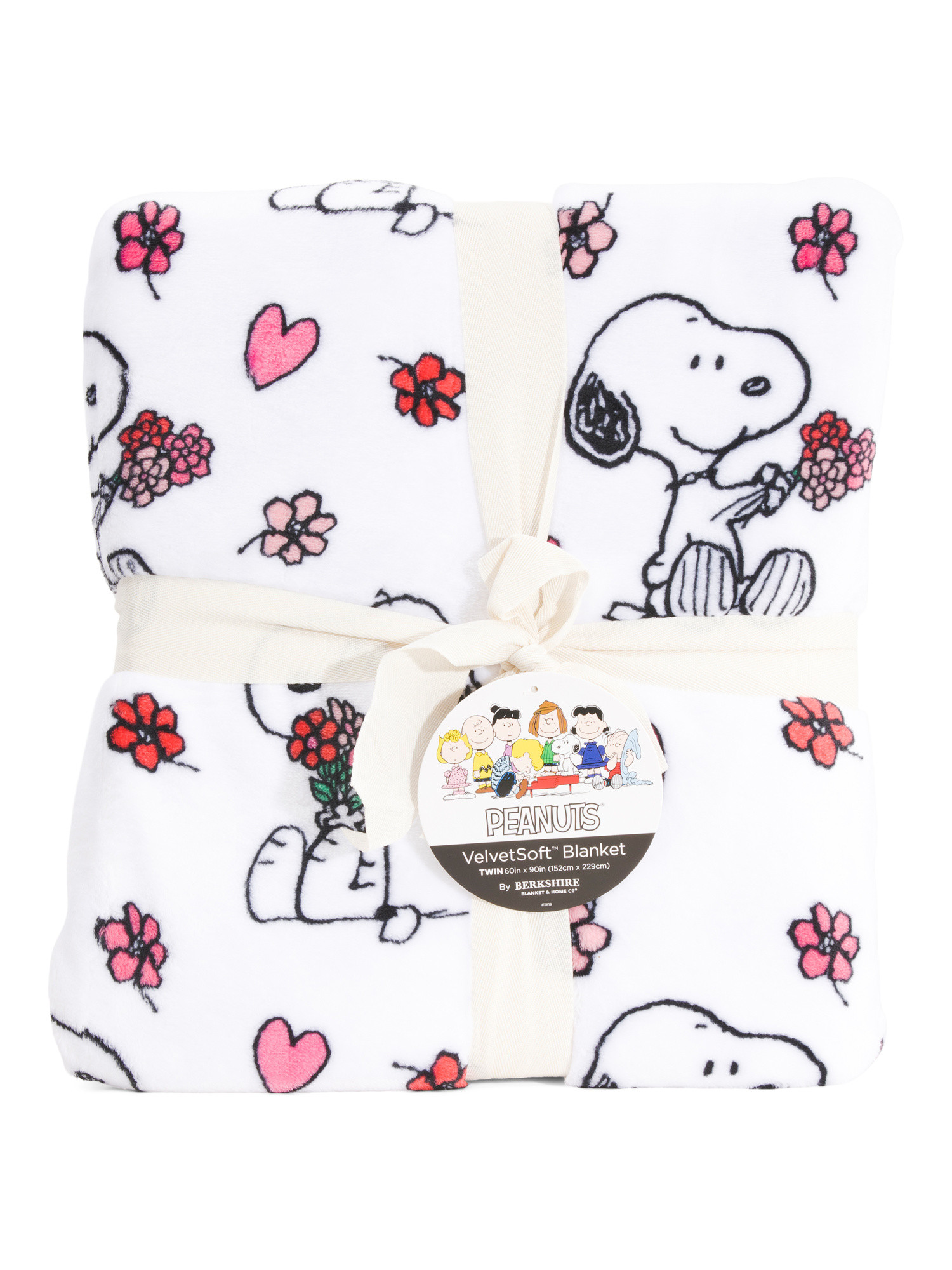 Snoopy Love Blooms Blanket | Bed & Bath | Marshalls | Marshalls