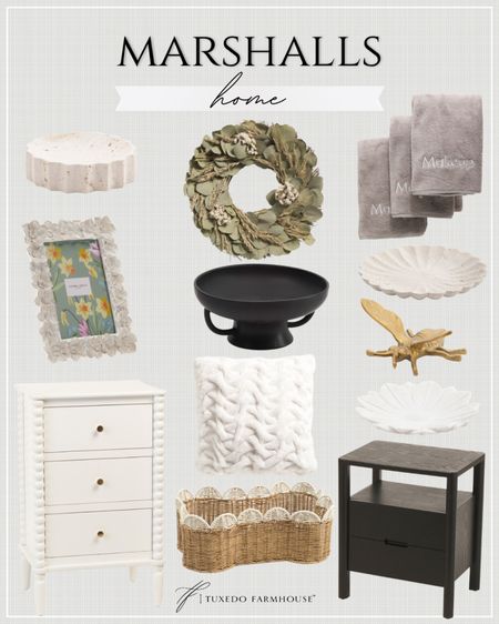 Marshalls - Home

Lovely home accents from the new arrivals at Marshalls.

Seasonal, home decor, pillows, frames, towels, baskets, nightstand, dressers

#LTKFindsUnder50 #LTKHome #LTKSeasonal