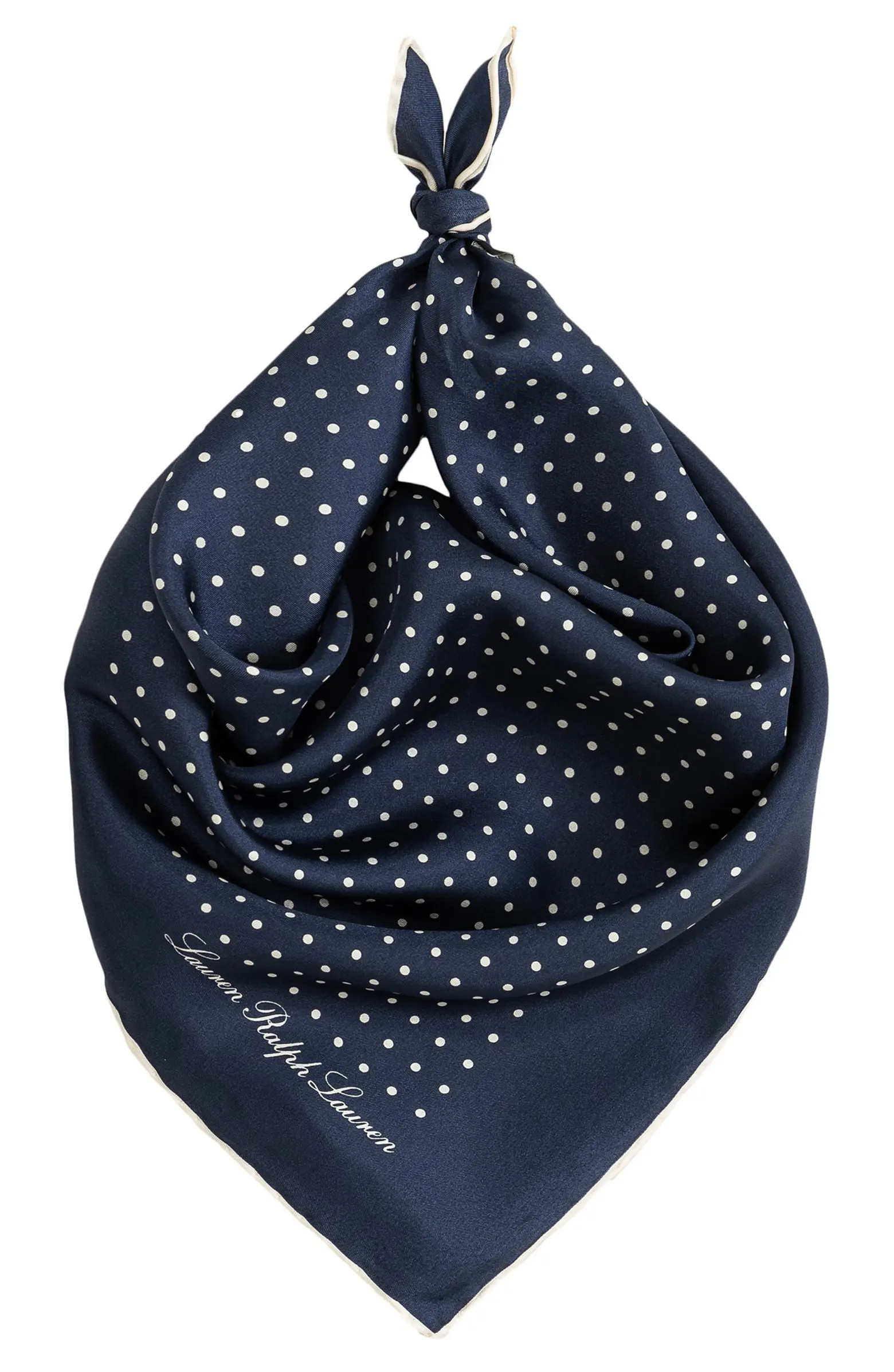 Polka Dot Square Silk Scarf | Nordstrom