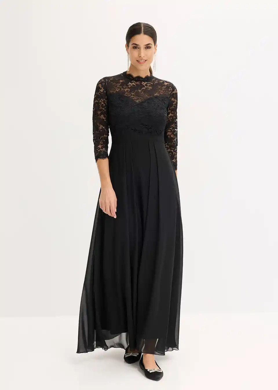 Maxikleid mit Spitze | Bonprix DE