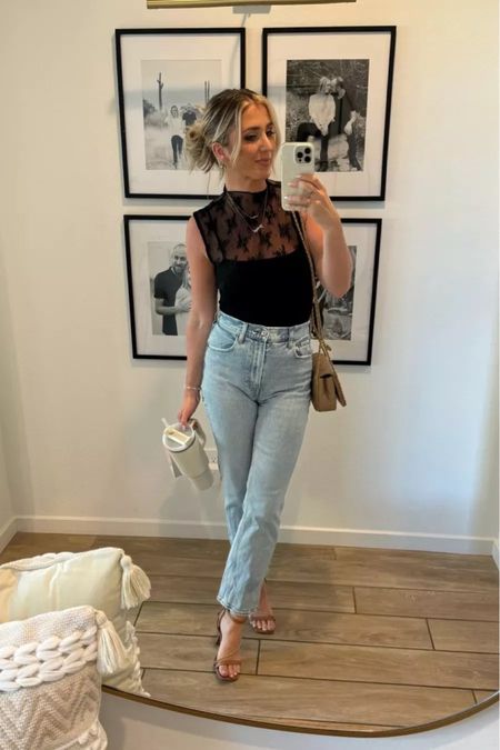 Dinner outfit that I love. Lace top and jeans are on sale! Save 20% at Abercrombie! Great Summer outfit for evenings out. 

Date night outfit
Sale alert 
Women’s jeans

#LTKSaleAlert #LTKStyleTip