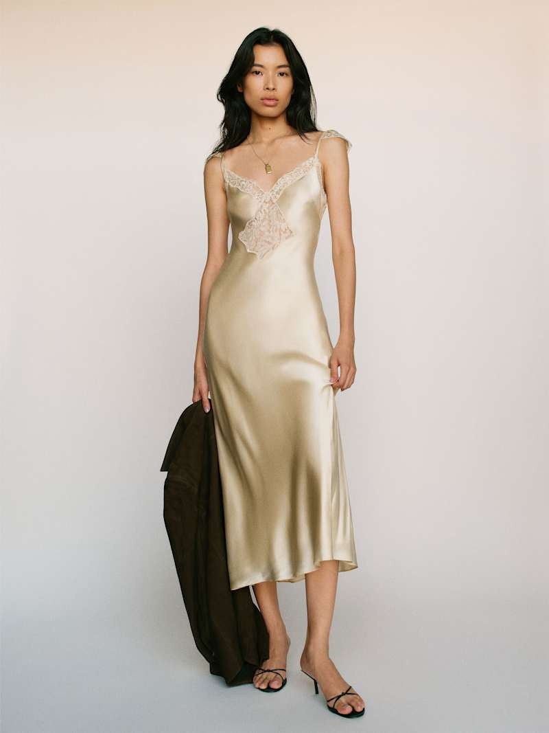 Serafina Silk Dress | Reformation (Global)