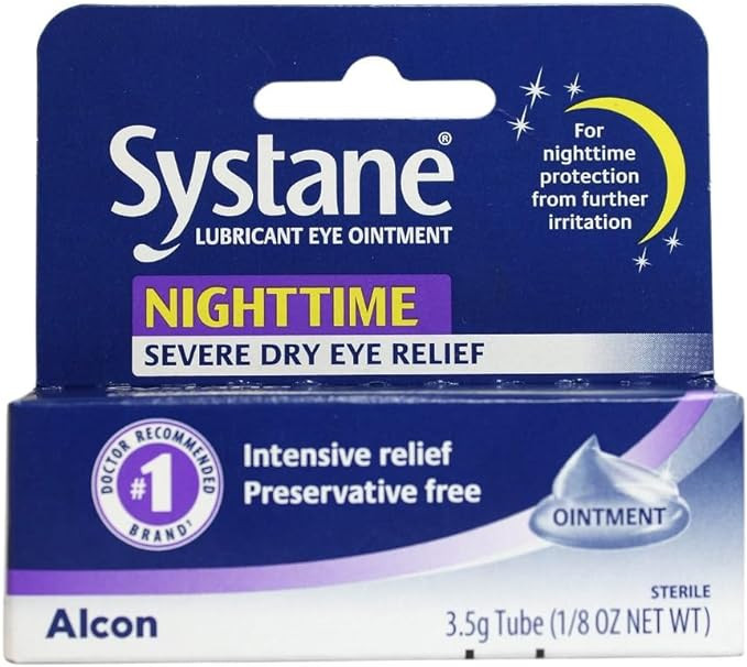 Systane Nighttime Lubricant Eye Ointment 3.5g Tube | Amazon (US)