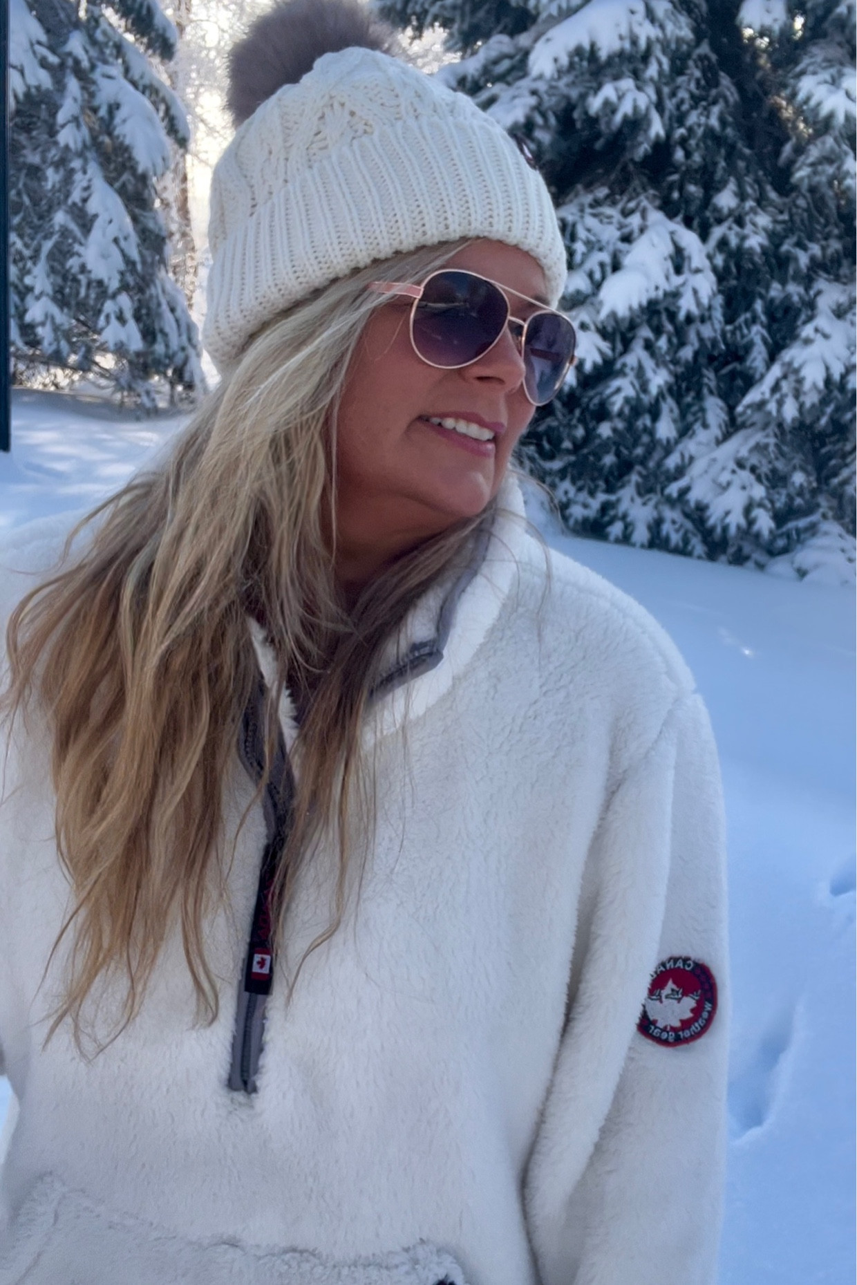 Sunnies and winter fleece, winter fit, snow apparel 

#LTKfit #LTKsalealert #LTKSeasonal