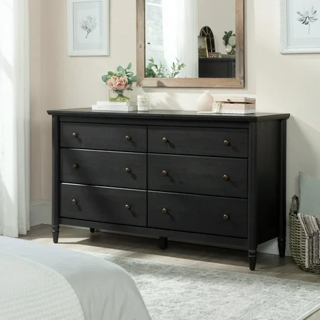 My Texas House Monroe 6-Drawer Dresser, Raven Black Oak Finish | Walmart (US)