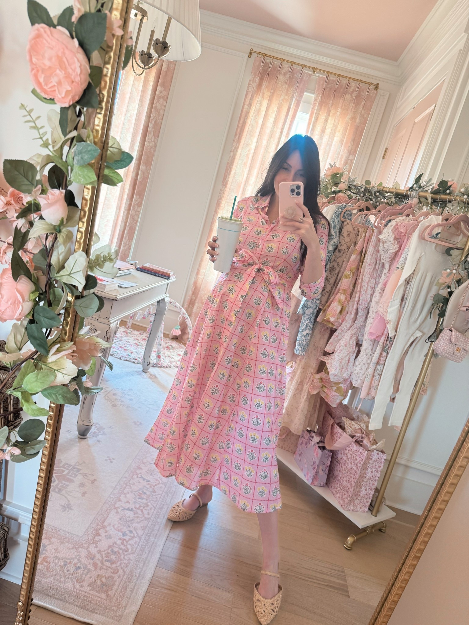 Non-maternity dress that I’m able to wear 8 months pregnant for the win again! Super soft, wrinkle resistant and comfortable. I’m wearing an XS here so it runs a little big. Currently on sale!! Gosh I just love spring fashion!

#LTKStyleTip #LTKSaleAlert #LTKBump