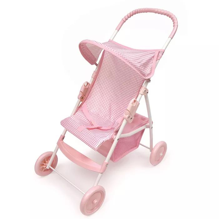 Badger Basket Doll Umbrella Stroller - Pink & White | Target