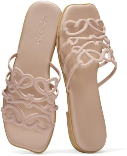 Project Cloud Womens Sandals with Memory Foam - Eco Crafted Leather Sandals for Women 2026 - Flat... | Amazon (US)