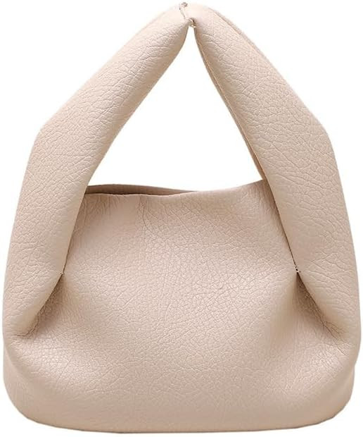 Small Hobo Bag for Women PU Leather Shoulder Bag Purse Mini Tote Bag Soft Handbag for Outdoor Cro... | Amazon (US)