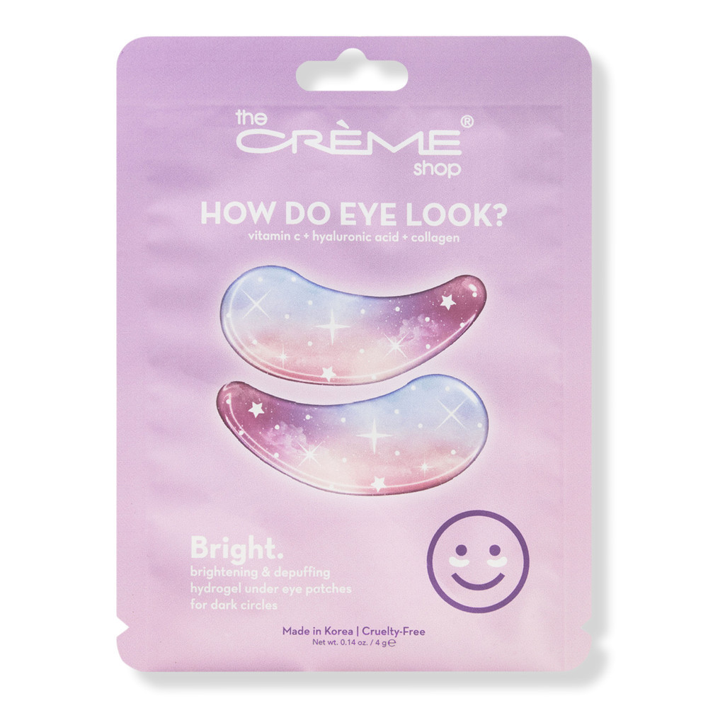 The Creme Shop How Do Eye Look? Bright Galaxy Hydrogel Under Eye Patches | Ulta