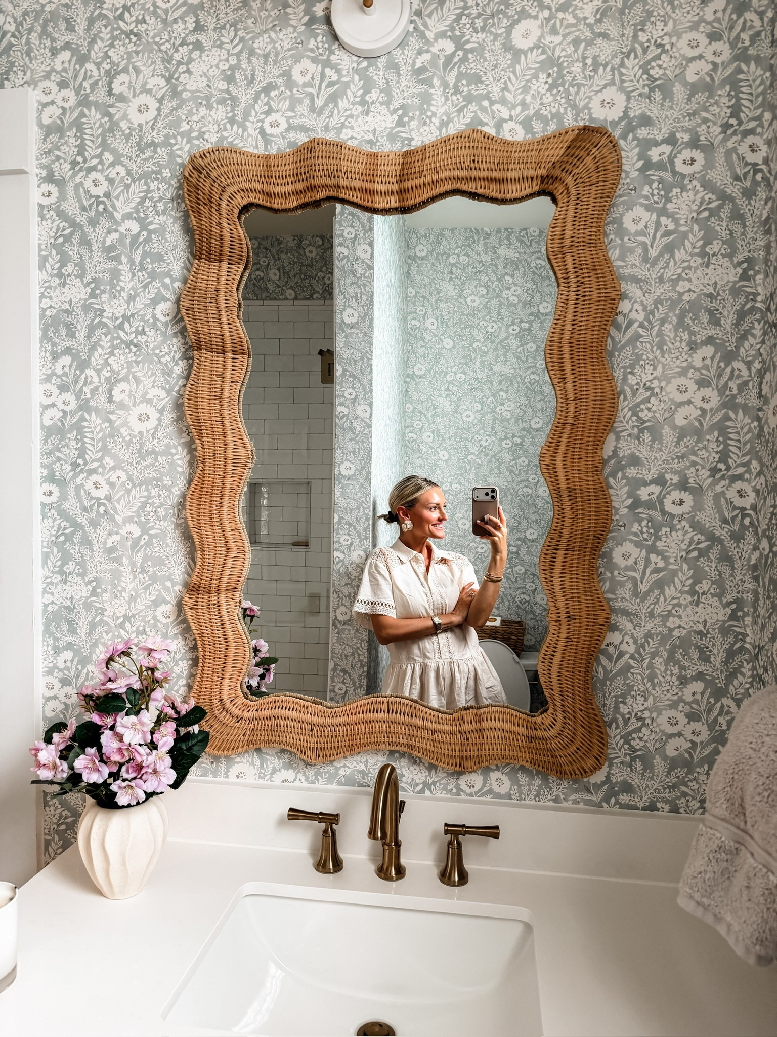 These rattan mirrors are so cute! We have them in a few of the bathroom at our beach house!

Loverly Grey, home finds, home decor, beach house, home into, wayfair

#LTKHome