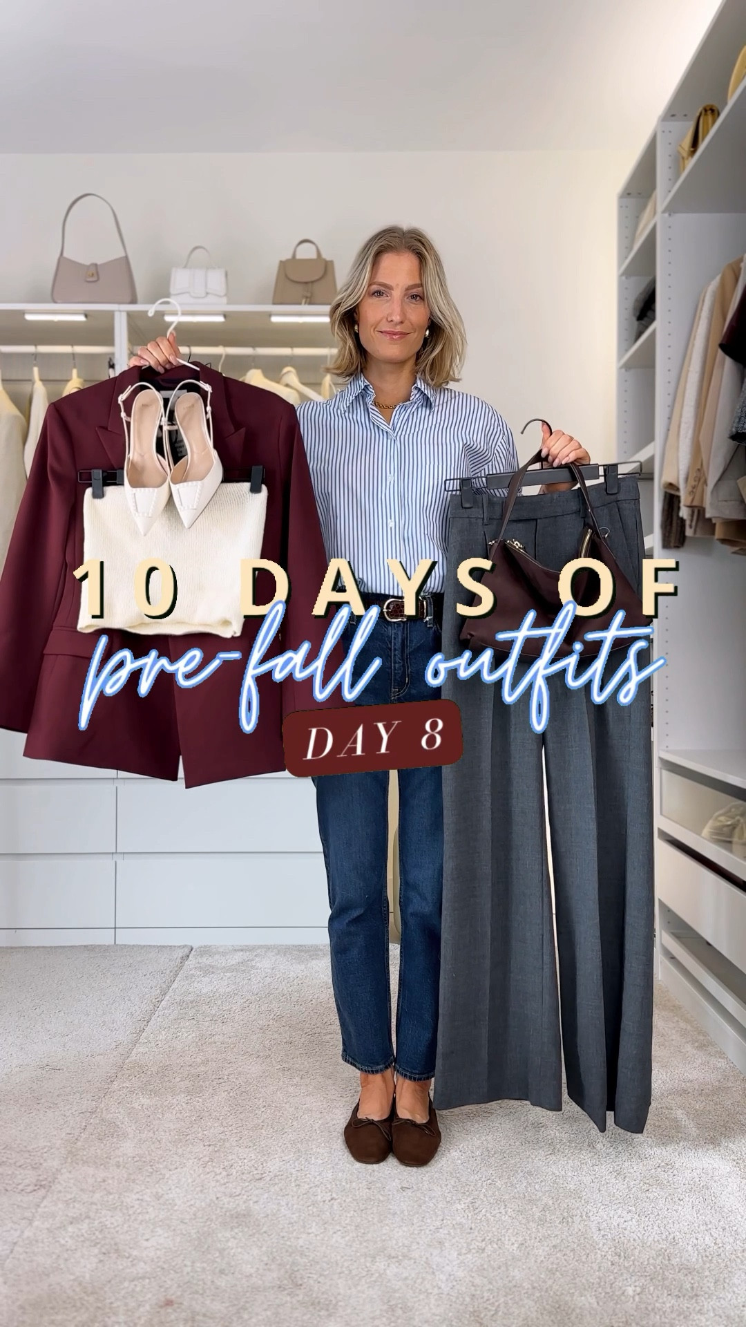 Day 8 🔥🍂🫶🏼

Wearing grey trousers (old), tube top in s, new burgundy blazer in size 34, and with it comes burgundy trousers which I also linked. 

💸 If you’re curious about how to make money with sharing outfits just like me just visit my IG bio to grab my Fashion 2 Fortune guide; how to become a virtual stylist 

‼️Don’t forget to tap 🖤 to add this post to your favorites folder below and come back later to shop

Make sure to check out the size reviews/guides to pick the right size

Fall outfit, autumn outfit, grey tailored trousers, full length trousers, office outfits, work outfit, transitional outfit, burgundy blazer, workwear 

#LTKStyleTip #LTKVideo #LTKWorkwear