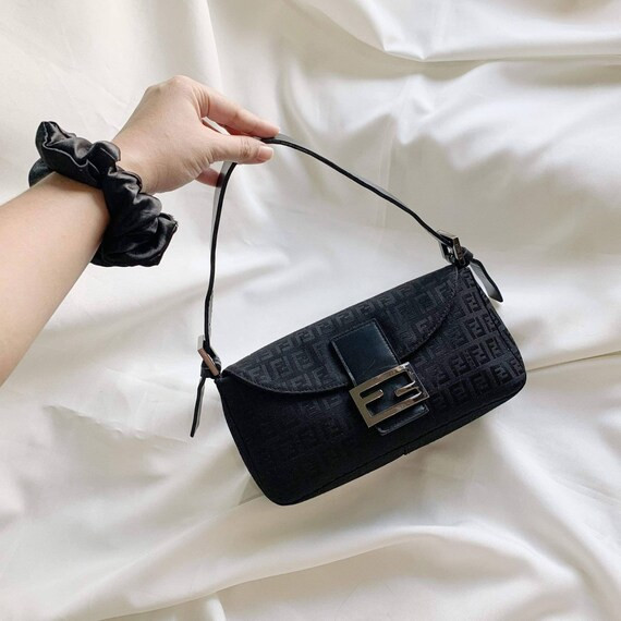 Authentic Vintage Fendi zucca mini baguette bag | Etsy (US)