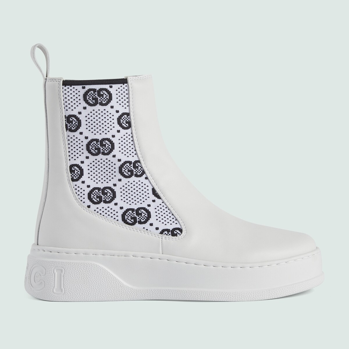 Gucci Women's boot with GG jersey | Gucci (US)