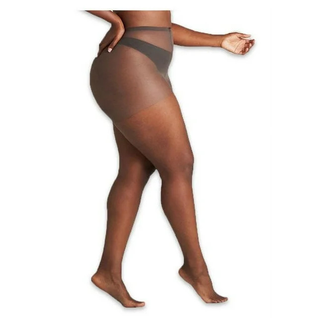 On the Go Women’s Ultra Sheer Pantyhose (1 Pair Pack, Off Black, Size XL - Prev. XL-Q) - Walmar... | Walmart (US)