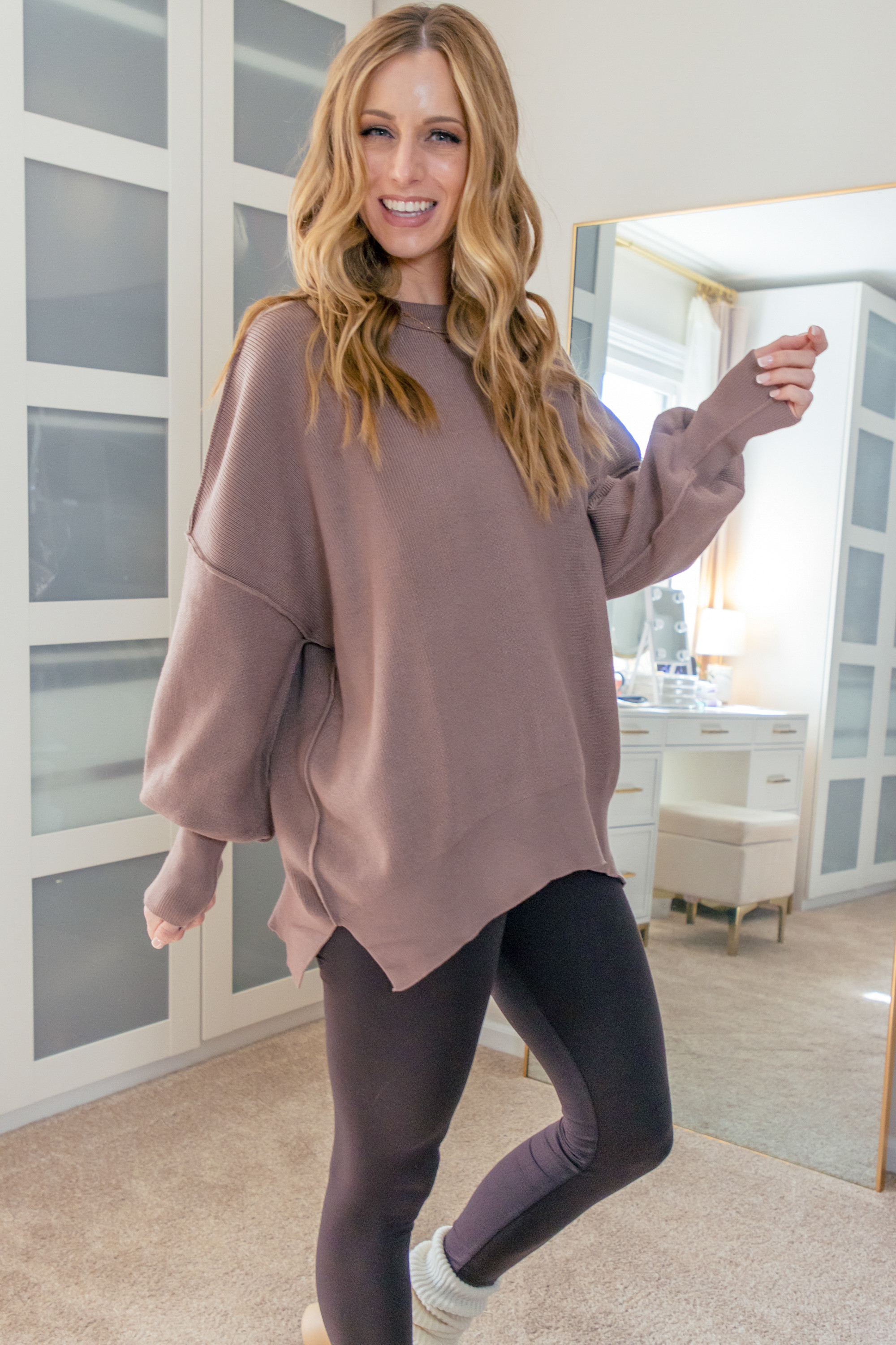 This sweatshirt is such a good Free People look for less. I actually have the Easy Street tunic from Free People in white, but I prefer the cut and material of this one, which is much more affordable.
I'm in a size large in the nutmeg color option.
 

 #LTKSaleAlert #LTKFindsUnder50 #LTKFindsUnder100