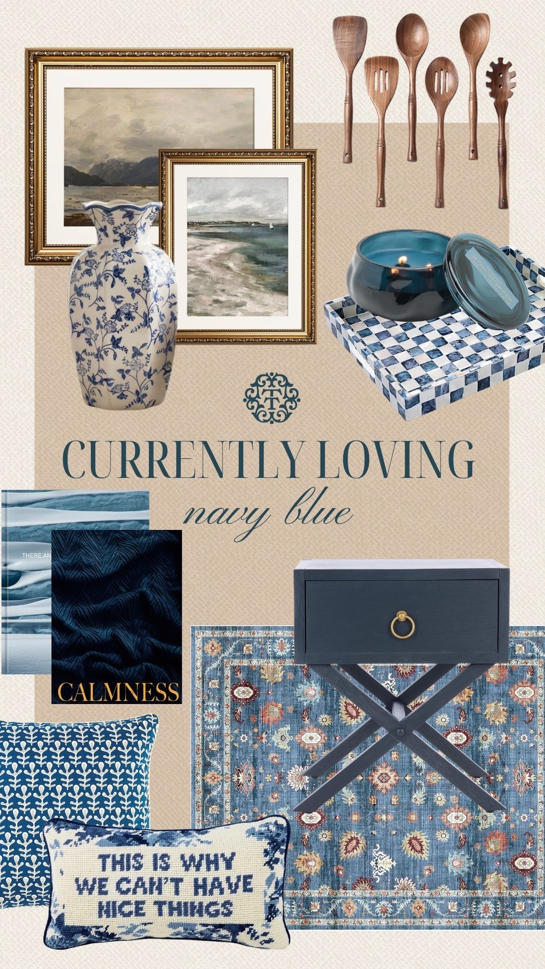 We’re loving navy blue for fall home decor. The mix of blue and white, vintage artwork, patterned pieces, and warm wood accents feels so good together. These finds would be perfect for adding a little color and personality to a space.

#LTKSeasonal #LTKHome #LTKdayinmylife