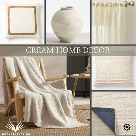 Cream home decor is perfect for using throughout any home because the color goes well with anything! These are our favorite off-white and cream home decor pieces  

#LTKhome #LTKfamily #LTKGiftGuide
