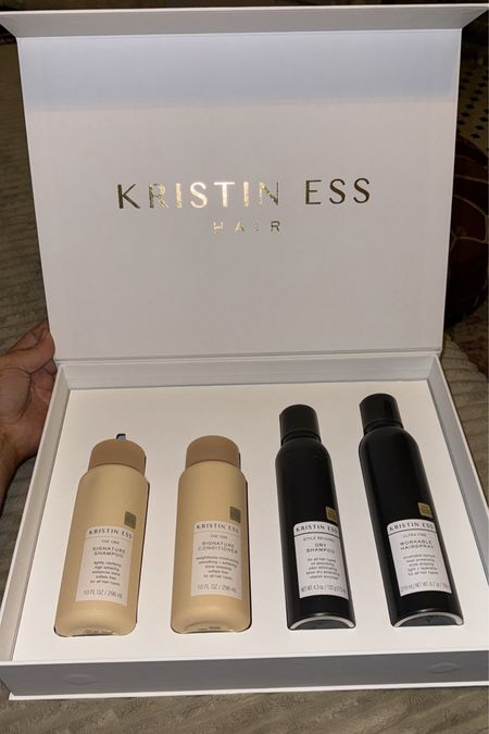 So excited to try these products from Kristin Ess Hair! 🫶🏼✨



#LTKbeauty #LTKfindsunder50