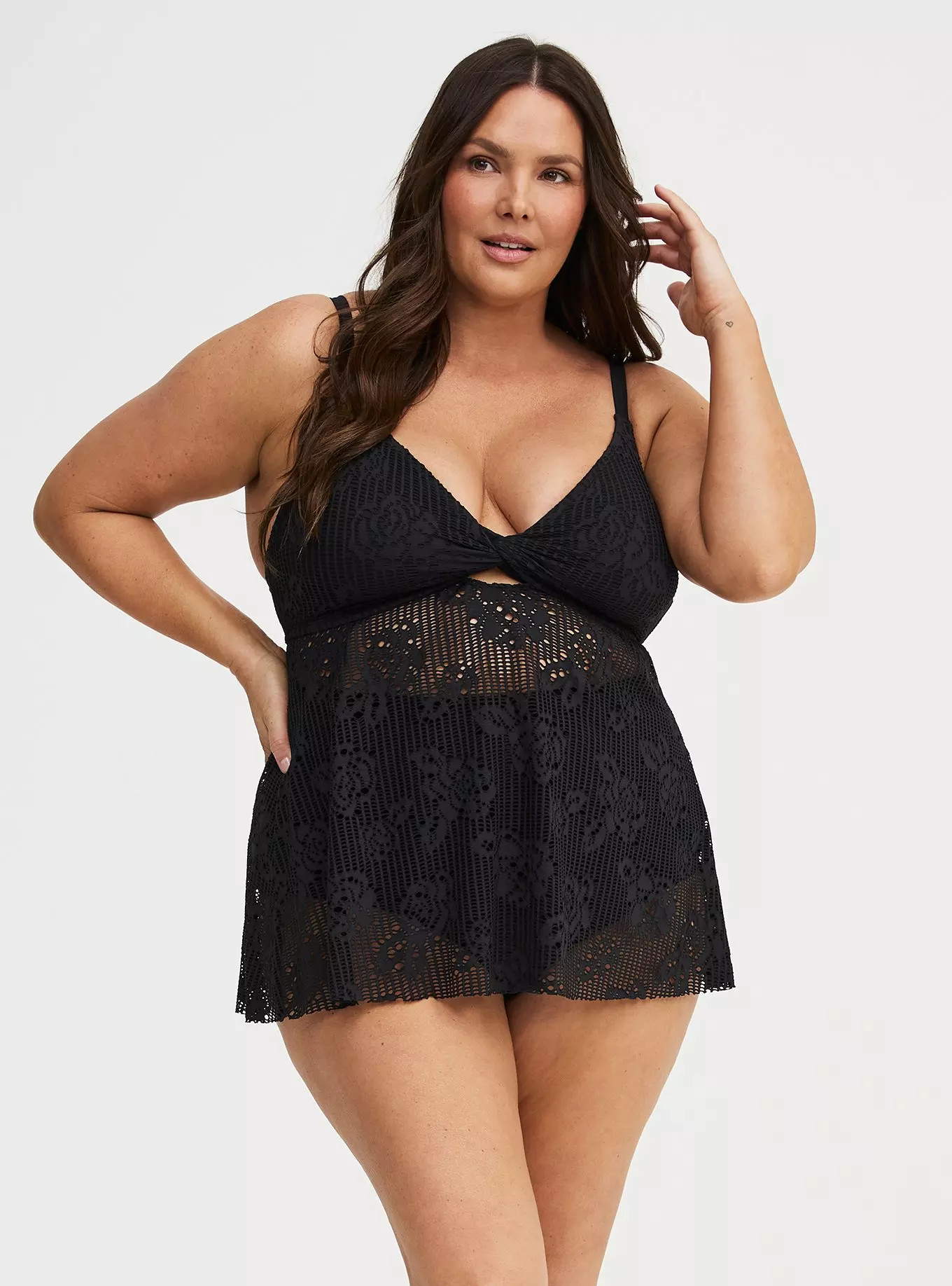 Crochet Twist Front Tankini | Torrid (US & Canada)