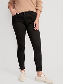 Mid-Rise Rockstar Super-Skinny Jeans for Women | Old Navy (US)