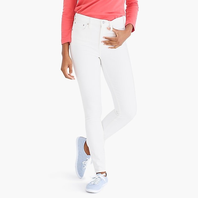 10" highest-rise skinny jean in white denim | J.Crew Factory