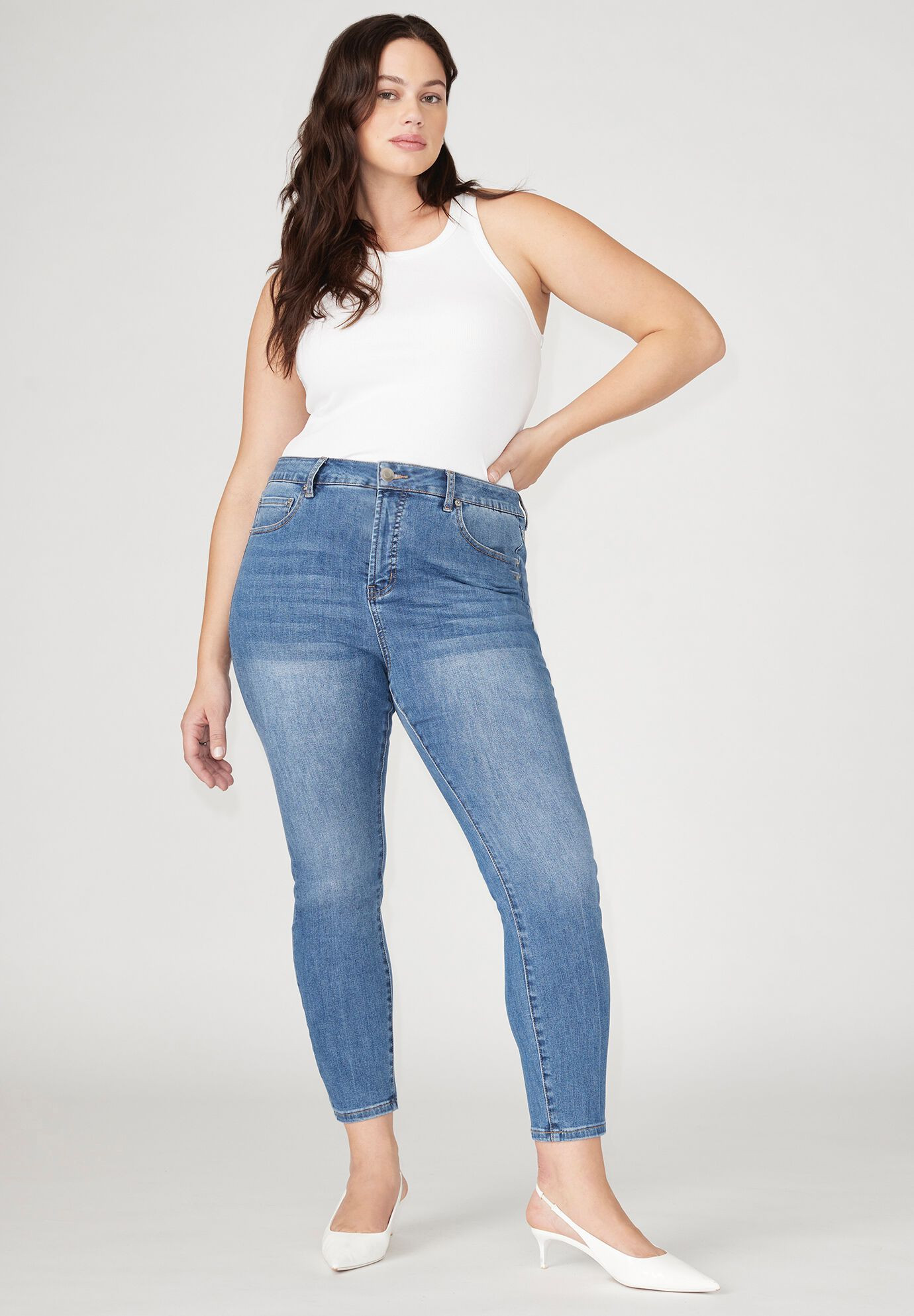 The Morgan Super Stretch Skinny Leg Jean | Eloquii