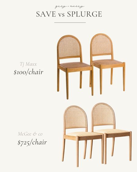 The sale on this TJ MAXX cane arched dining chair is insane! Great dupe for the McGee hadden dining chair  

#LTKsalealert #LTKhome #LTKunder100
