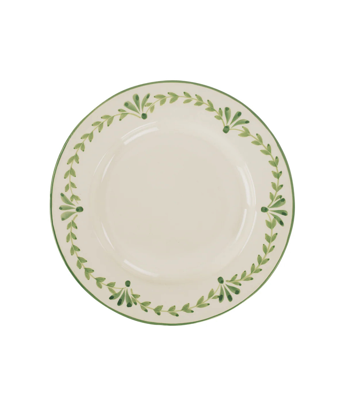 Elouise Dinner Plate in Green | Over The Moon