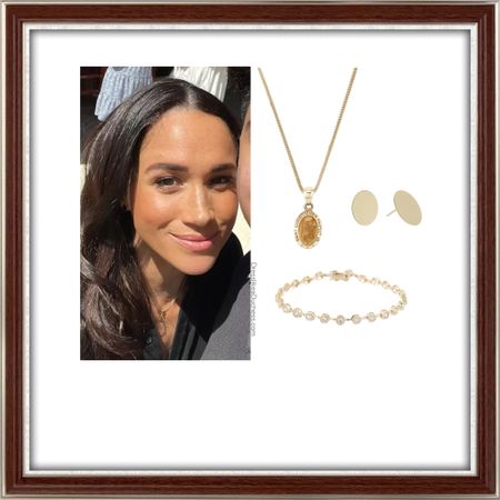 Meghan Markle Ariel Gordon st. Christopher medal 