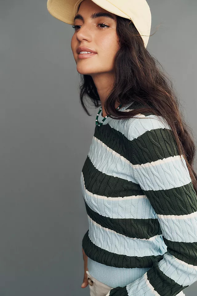 Cable-Knit Pullover Sweater | Anthropologie (US)