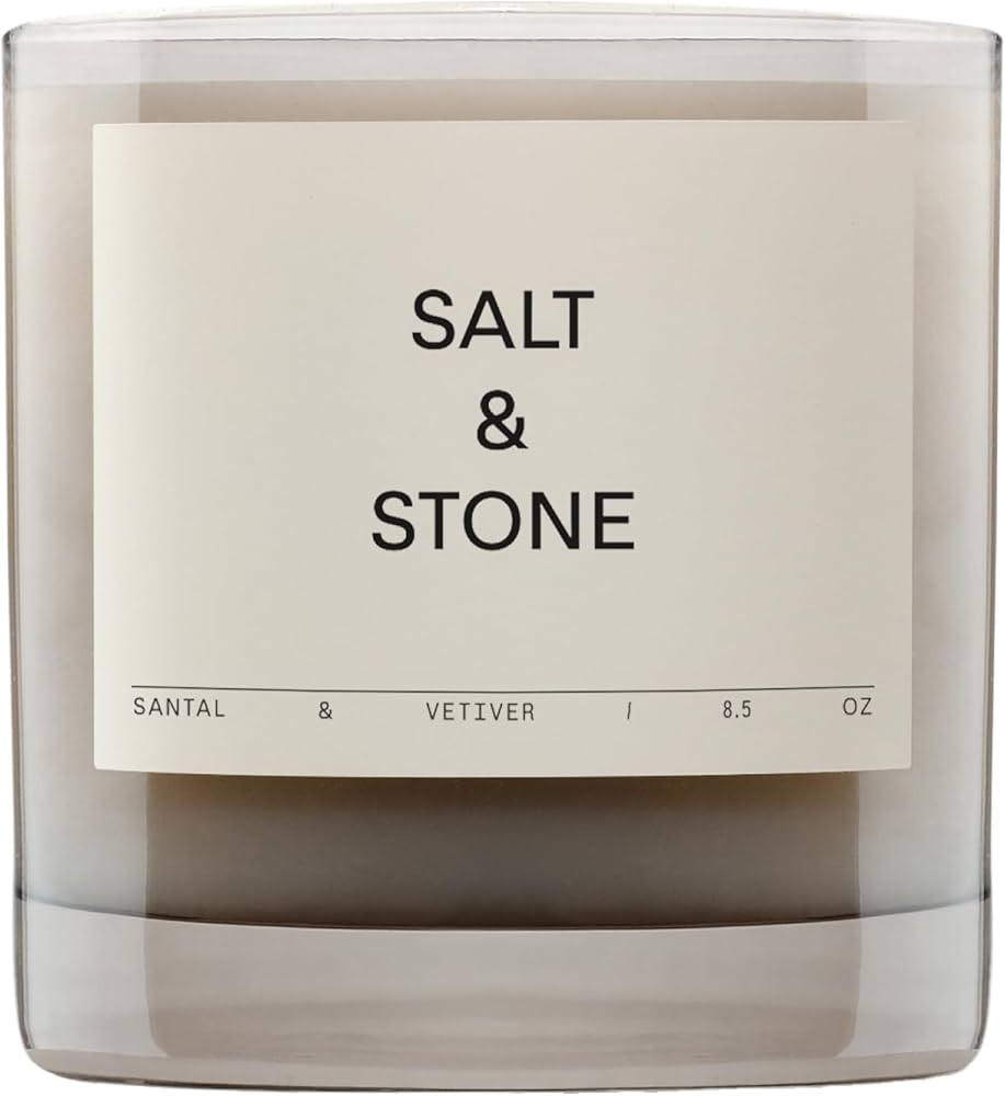 SALT & STONE Scented Candle for Women & Men | Hand-Poured, Aromatic & Fragrant | Coconut & Soy Bl... | Amazon (US)