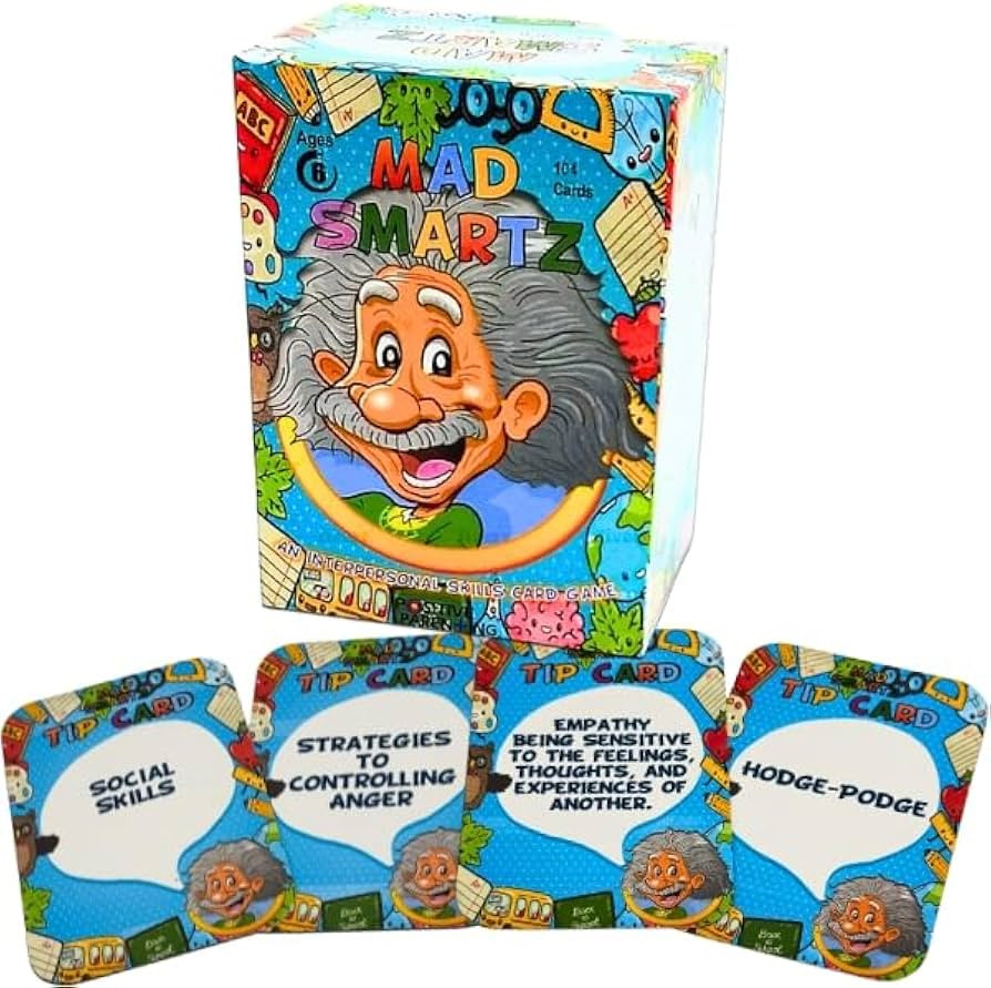 Thought-Spot: MAD SMARTZ: Interpersonal Skills Card Game for Anger & Emotion Management, Social S... | Amazon (US)