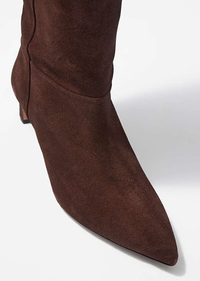 Pointed-Toe Knee-High Boots | & Other Stories US