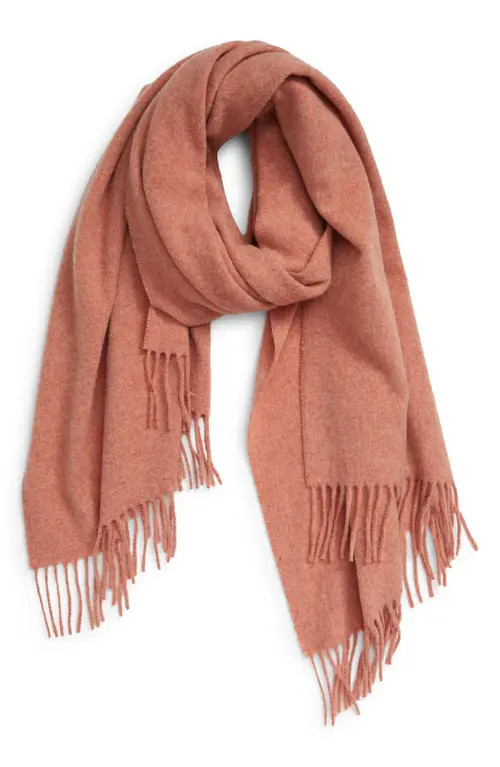 Acne Studios Canada Wool Scarf in Rose Melange at Nordstrom | Nordstrom