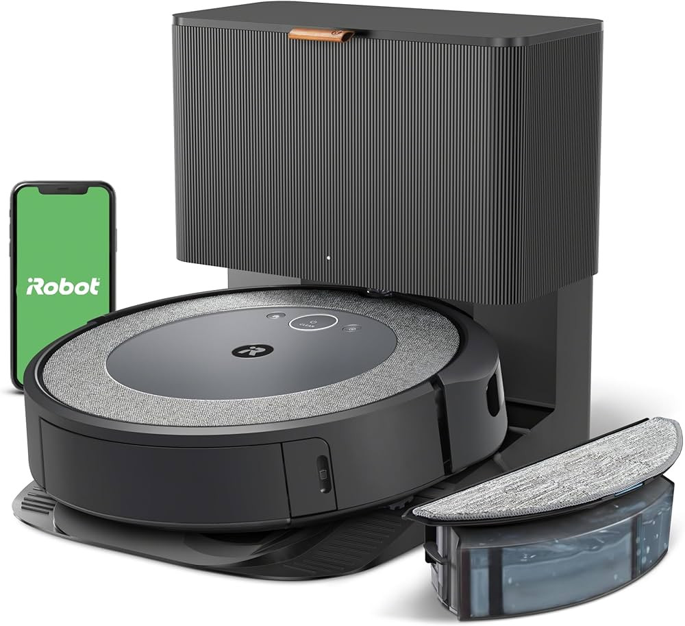 iRobot Roomba Combo i5+ Self-Emptying Robot Vacuum and Mop, Clean by Room with Smart Mapping, Emp... | Amazon (US)