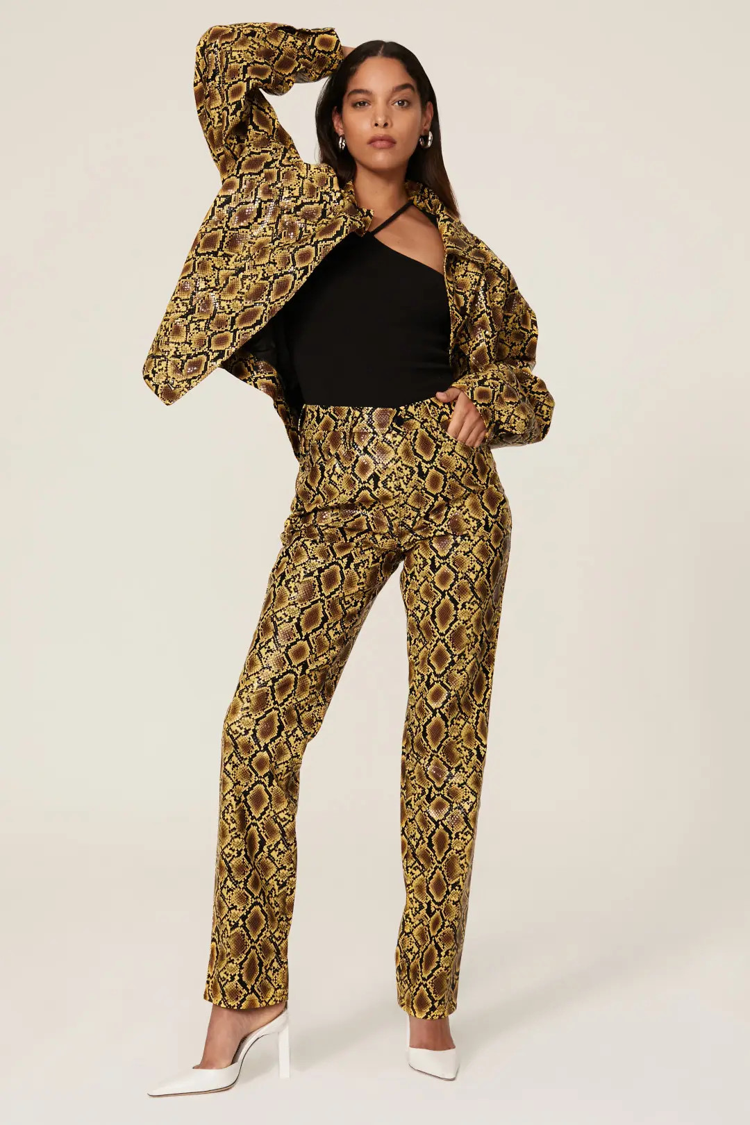 90s Icon Snake Faux Leather Pants | Rent the Runway