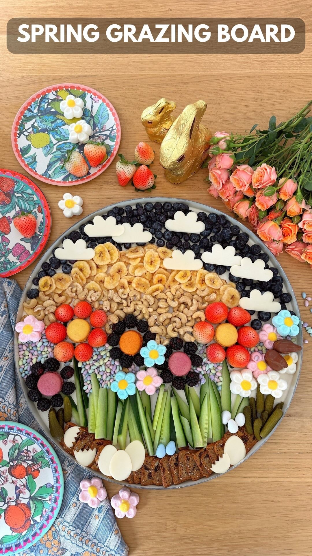 Spring Grazing Board 🌼 From the ground up 😉 Easter candy and tableware. 

#LTKHome #LTKSeasonal #LTKSpringSale